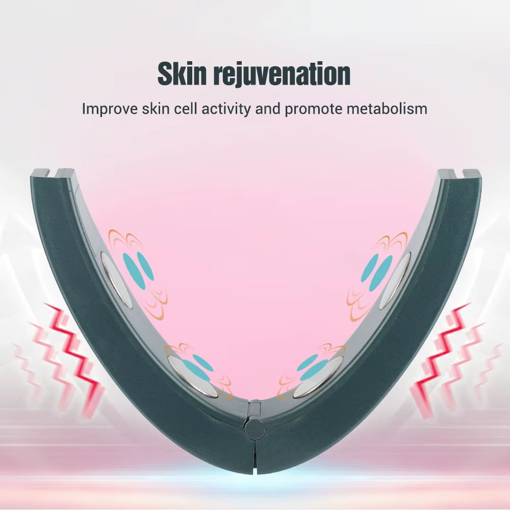 Facial Lifting Machine Electric V-Line up Lift Belt Face Massage 6 Modes Skin Lift Firming Beauty Device Double Chin Reducer