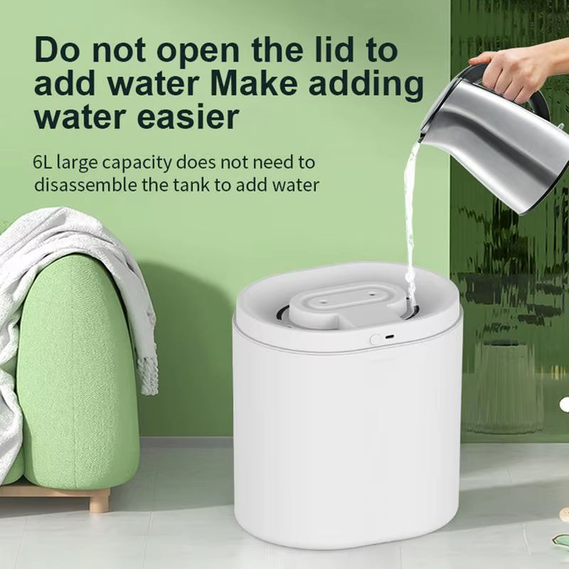 Plant Humidifier Indoor Aromatherapy Diffuser Large Capacity Silent Air Purifier Double Spray Nozzle Personal Humidifier For